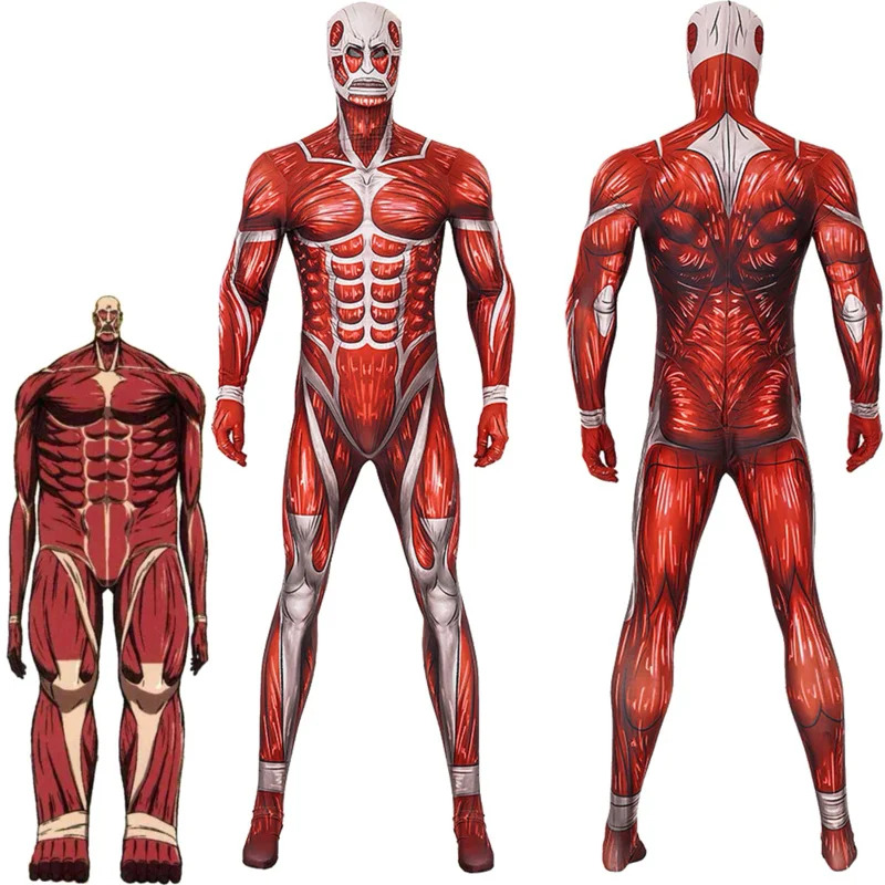 Attack Titan Cloak - Colossal Titan Cosplay Kostuum Aanval Op