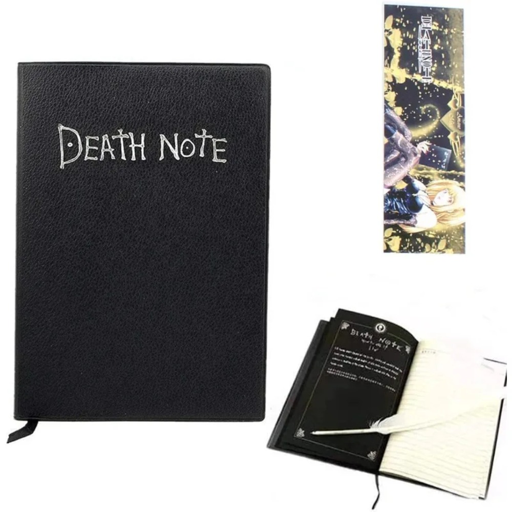 Death Note Replica - Cosplay notitieboekje en verenpenboek Animatiekunst Schrijfboek