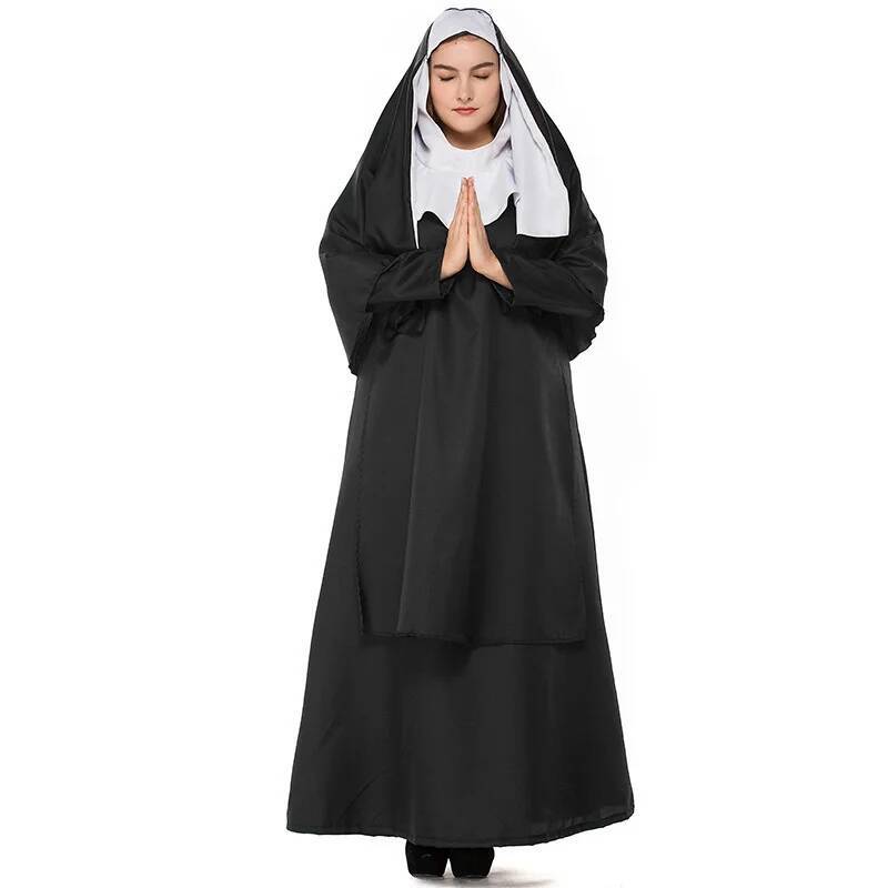 Anime Cosplay For Halloween - Cos Nun Zus Gewoonte Kostuum Halloween