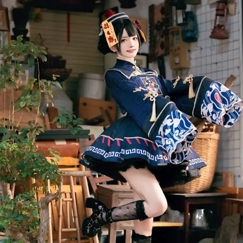 Anime Cosplay Lolita - Lolita Chinese Stijl Zoete Jurk Leuke