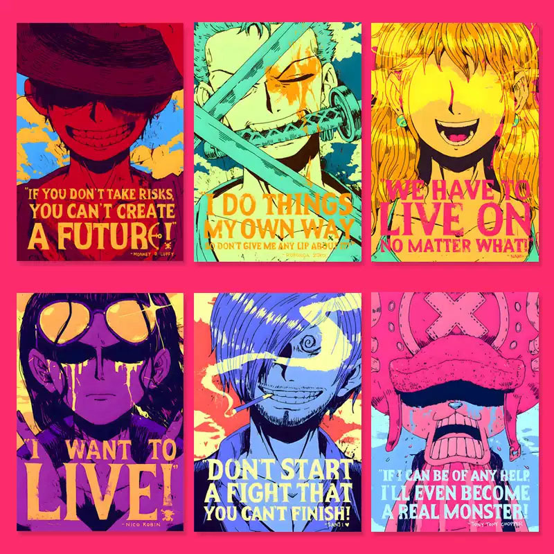 One Piece Straw Hat - One Piece Retro Anime muurstickers Strohoed