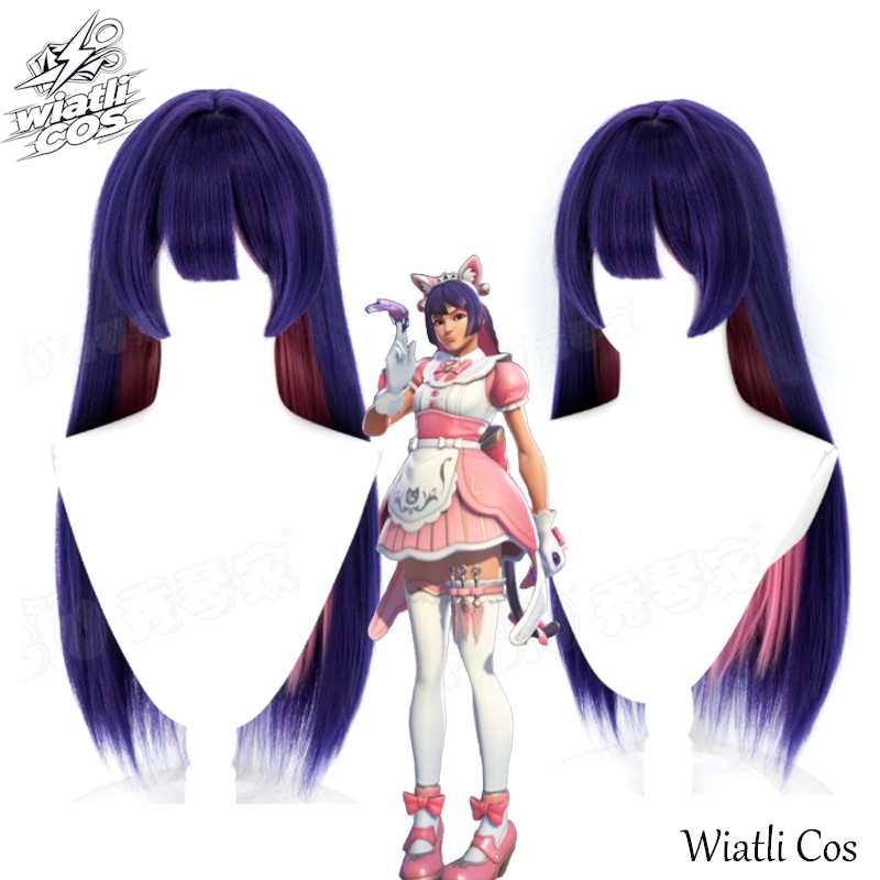 Cosplay Anime Pink Hair - Overwatch 2 Cosplay OW Kiriko Roze