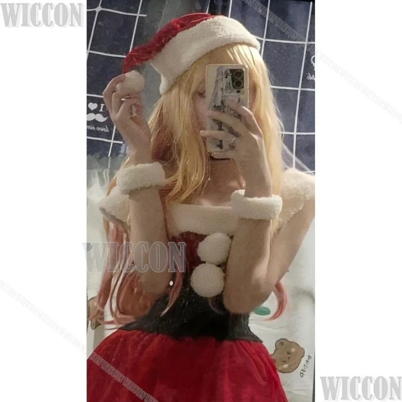 Anime Cosplay Girl Name - Kerst Rode Kitagawa Marin Cosplay Anime