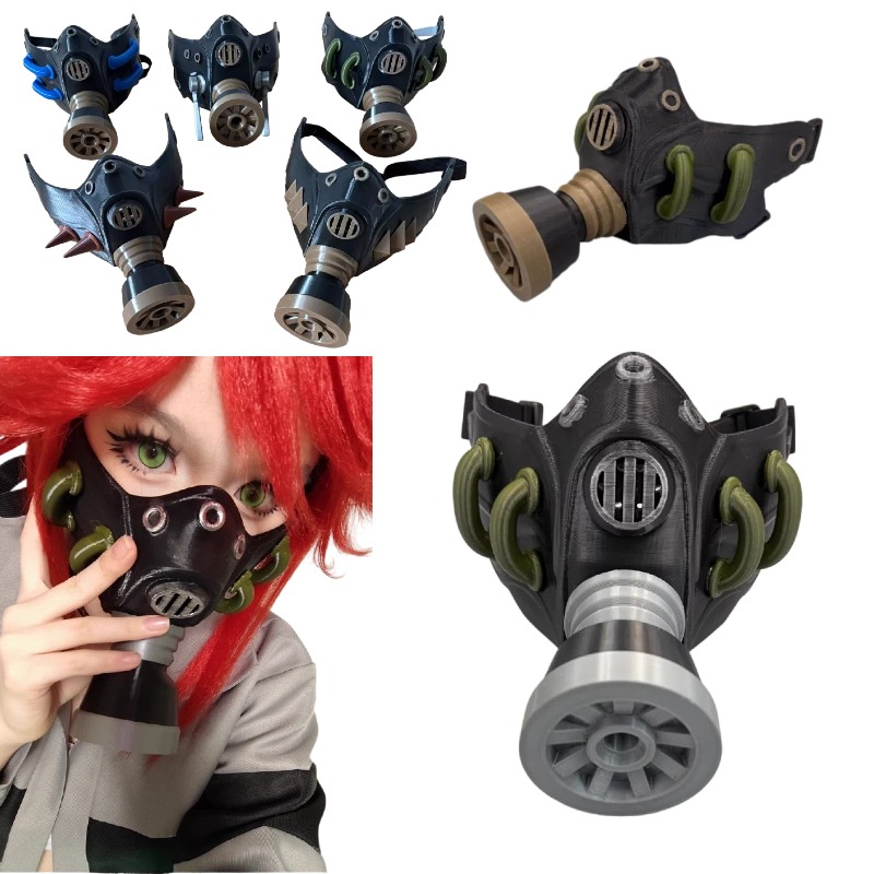 Anime Cosplay With Mask - Riyo Rudo Tamsy Zanka Enjin Guita