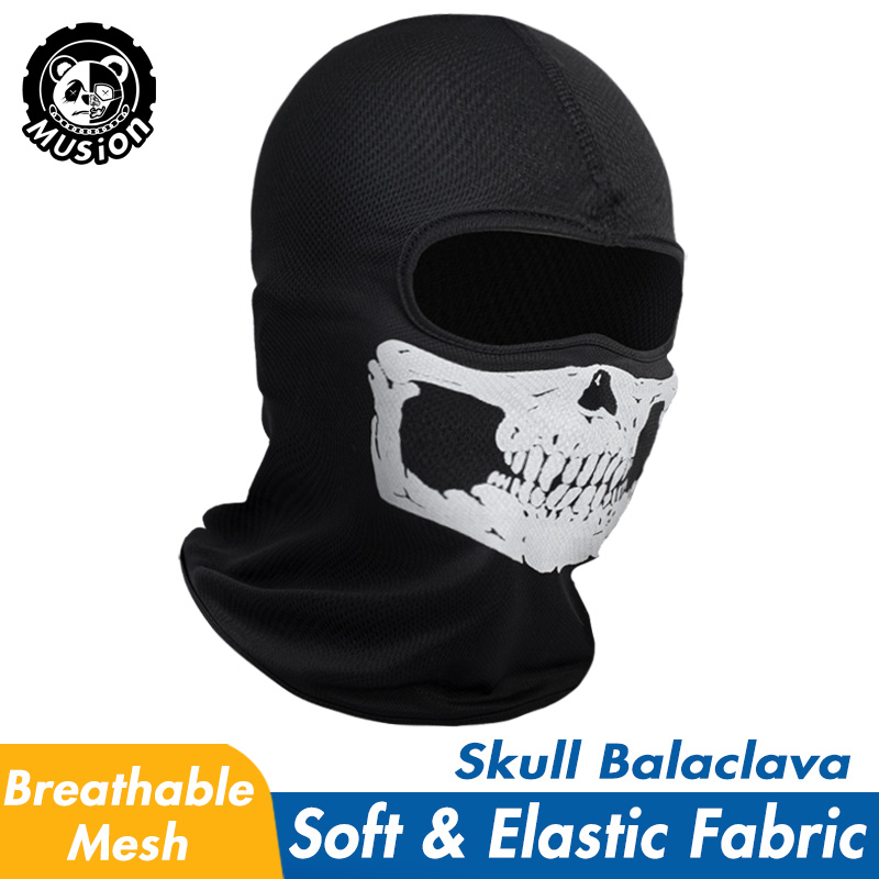 Anime Cosplay Mask - Musion Black Ghosts Bivakmuts Volgelaatsmasker voor