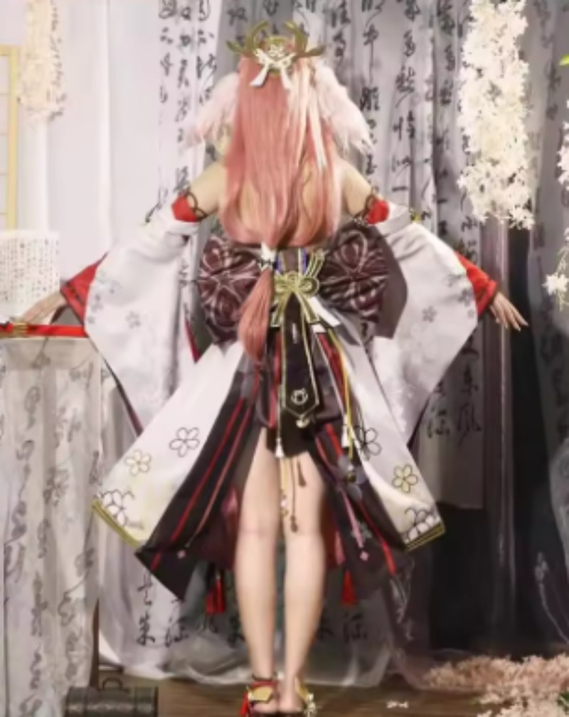 Genshin Impact Yae Miko Cospla - Anime Cosplay Kostüm recensie en prijs