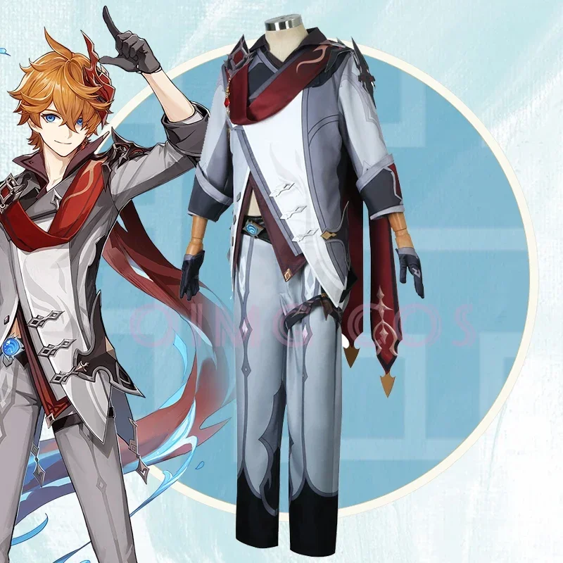 Genshin Impact Tartaglia Cospl - Anime Cosplay For Halloween recensie en prijs