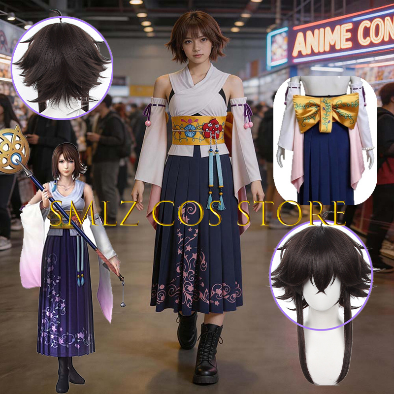 Smlz FFX Yuna Cosplay Anime FF - Anime Cosplay Waifu recensie en prijs