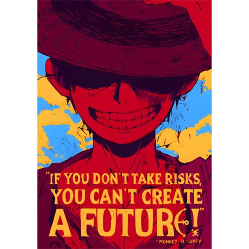 One Piece Retro Anime muurstic - One Piece Straw Hat recensie en prijs