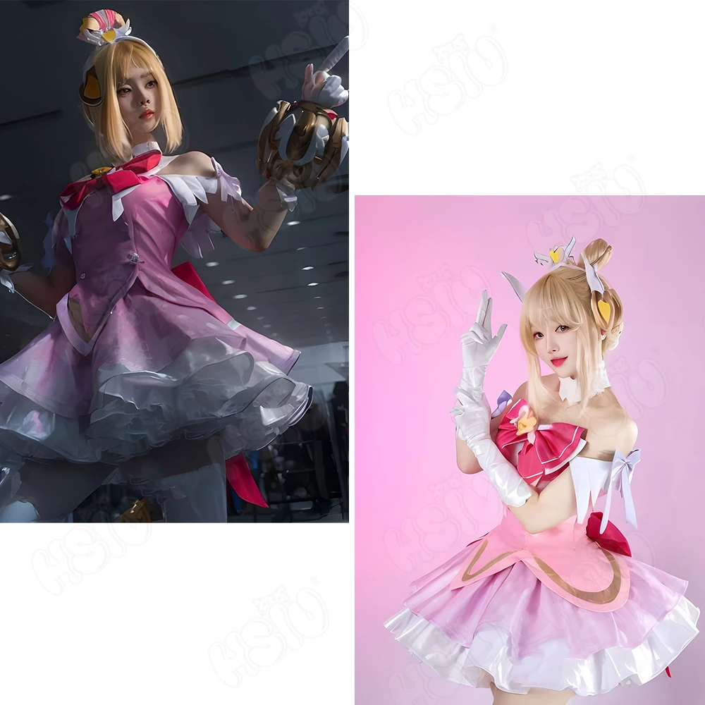Juno Cosplay Kostuum Pruik HSI - Cosplay Anime Pink Hair recensie en prijs