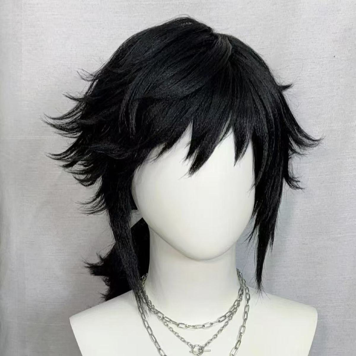 Tomioka Giyu cosplay pruik |   - Anime Cosplay Recommendations recensie en prijs