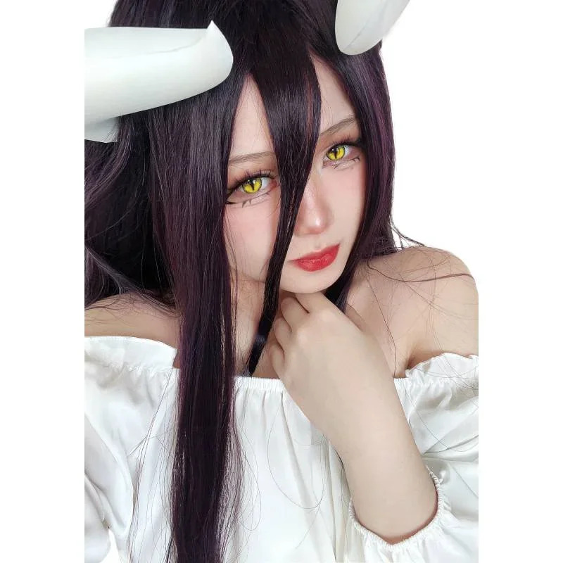 2026 Witte Hoorns Met Clips Vo - Anime Cosplay Albedo recensie en prijs